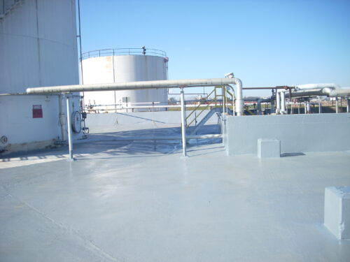 Example of a large containment area coating with Belzona product