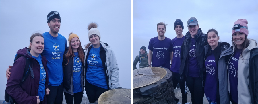 Belzona employees taking part in The Snowdon Sunrise Challenge - Copy