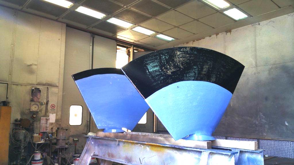 Kaplan turbine blades protected with Belzona 1311, 1341 and 2141