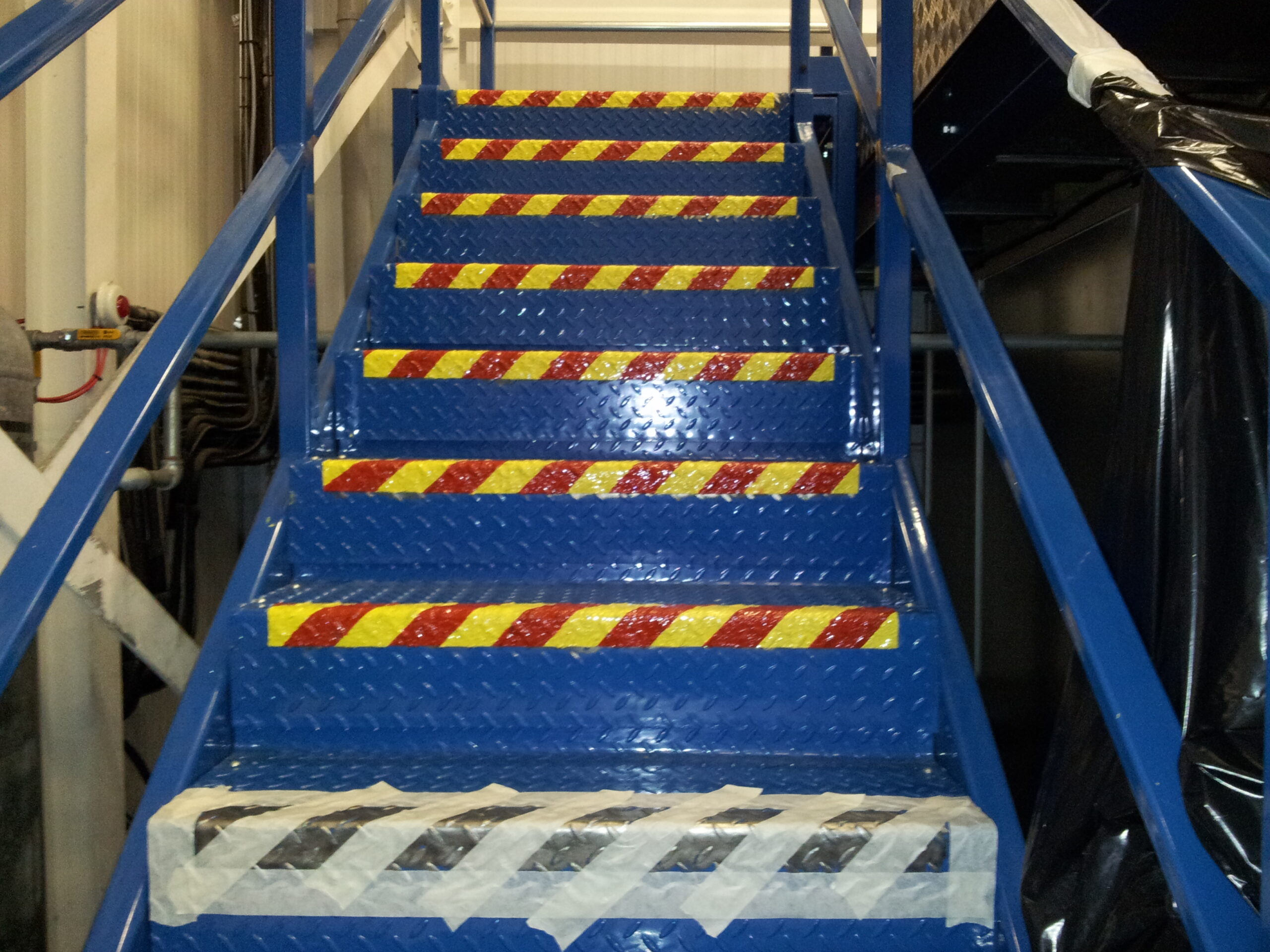 Staircase with Belzona 4411 (Granogrip) application