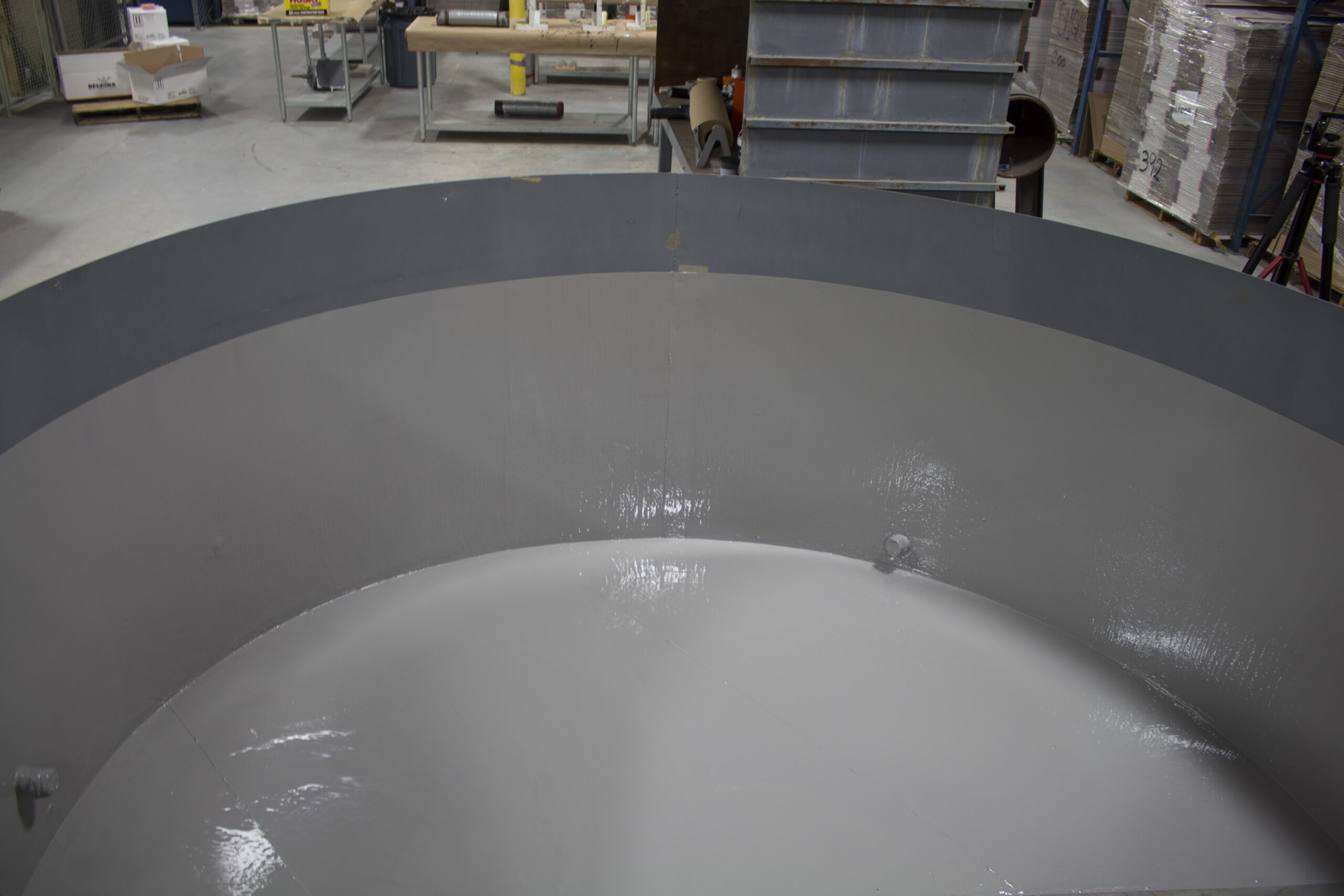 Belzona 5812DW water tank lining application