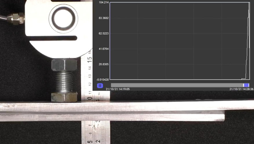 Figure 4 - 3 Point Load Testing