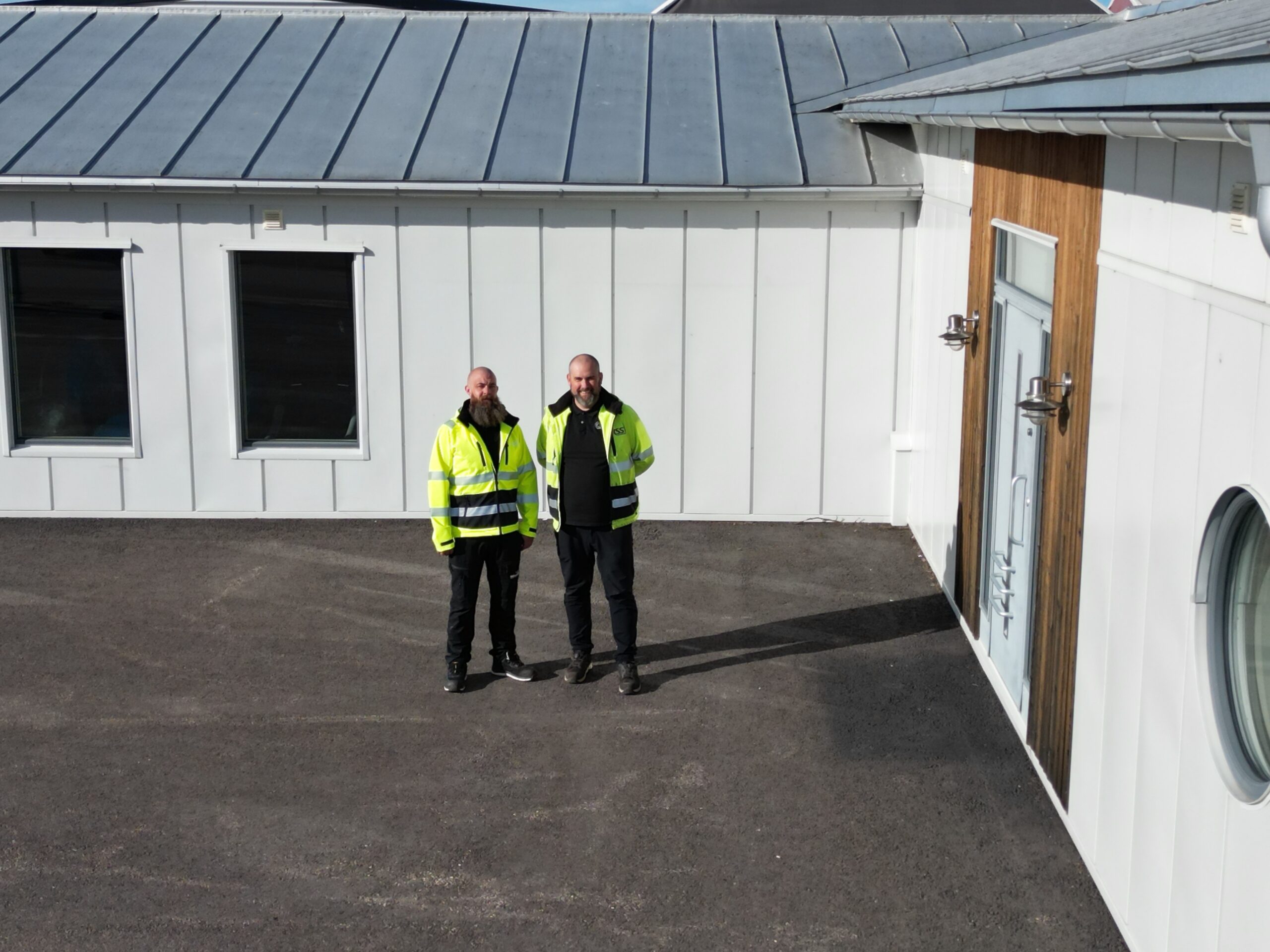 Mikael Ringsåker, CEO and Niklas Blom, Business Manager outside the new Belzona Swedish Distributor