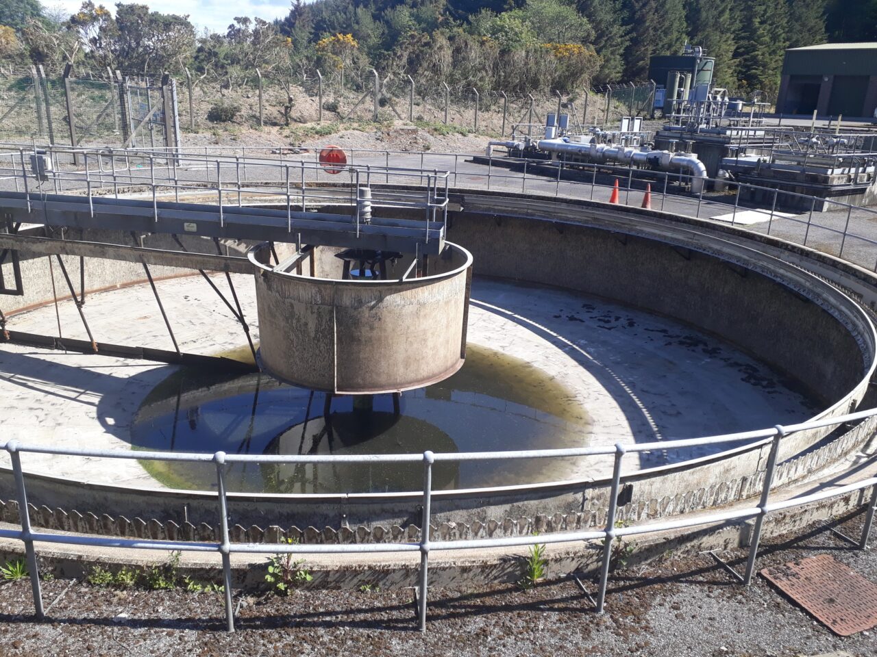 Figure 6. Tank drained one year on and found to be in excellent condition