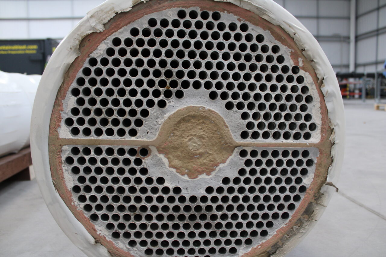 Heavily corroded heat exchanger tube stacks