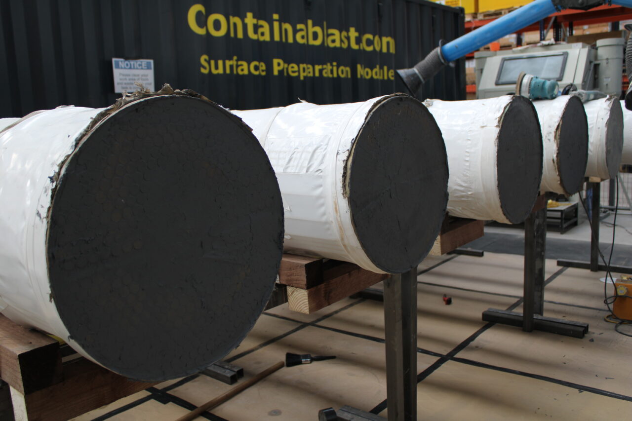 Tube sheet faces rebuilt