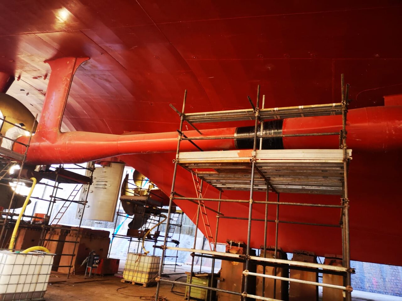 Belzona Pipe Wrap in Progress