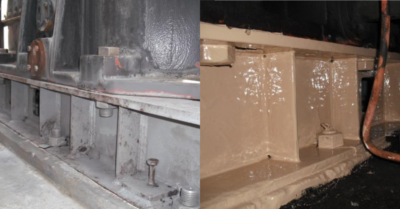 Cooling equipment coated with epoxy coating, Belzona 5831 (ST-Barrier)