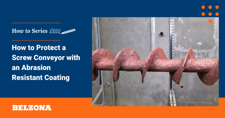 How to Protect a Screw Conveyor with an Abrasion Resistant Coating
