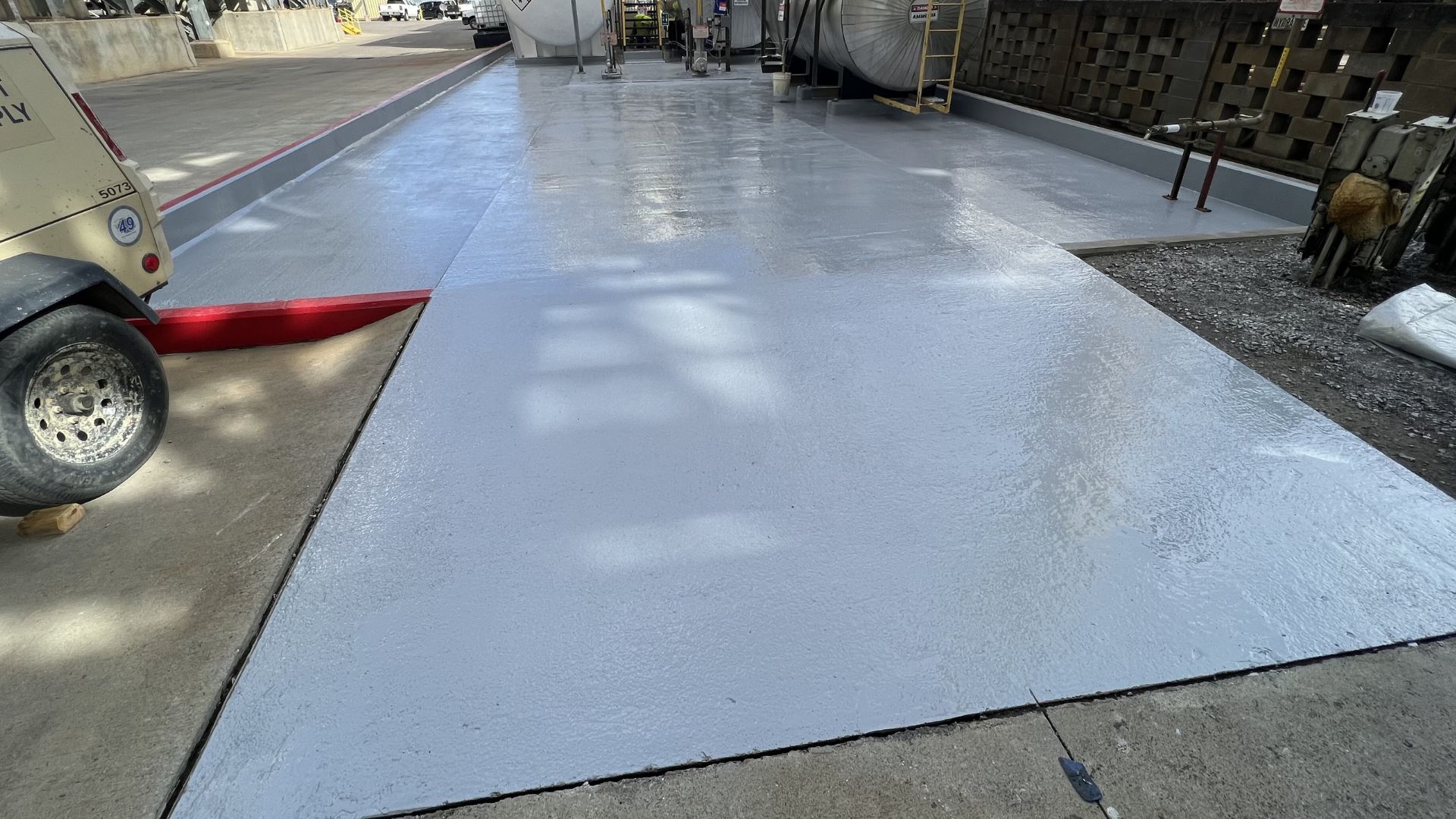 Primer Coat of Belzona 5811 Applied