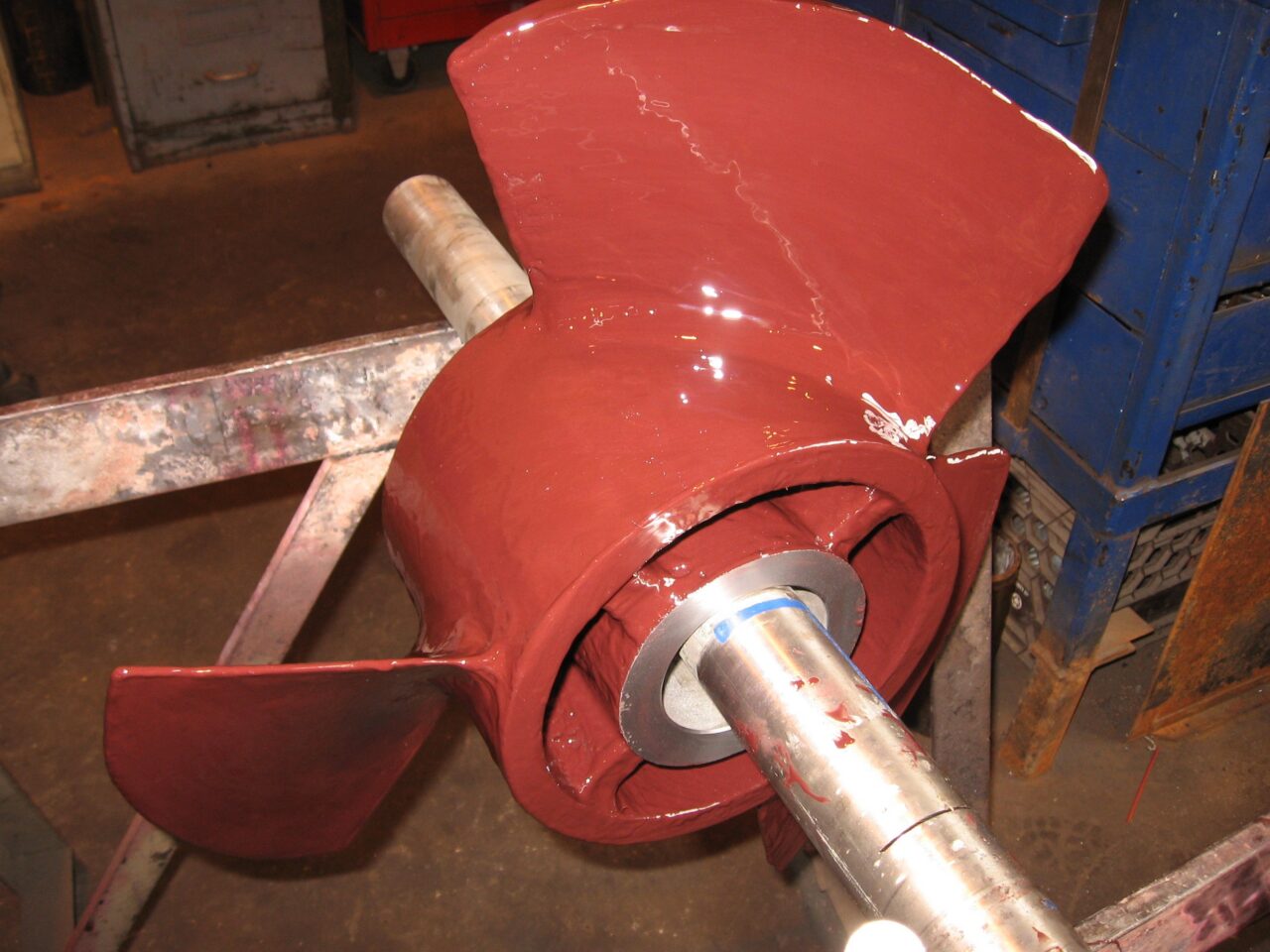 Pump Impeller Coated with Belzona 4311